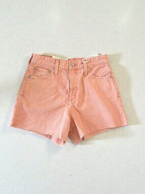 ADRIANO. GOLDSCHMIED Peach Alexxis Denim Shorts Size 26 NEW NWT